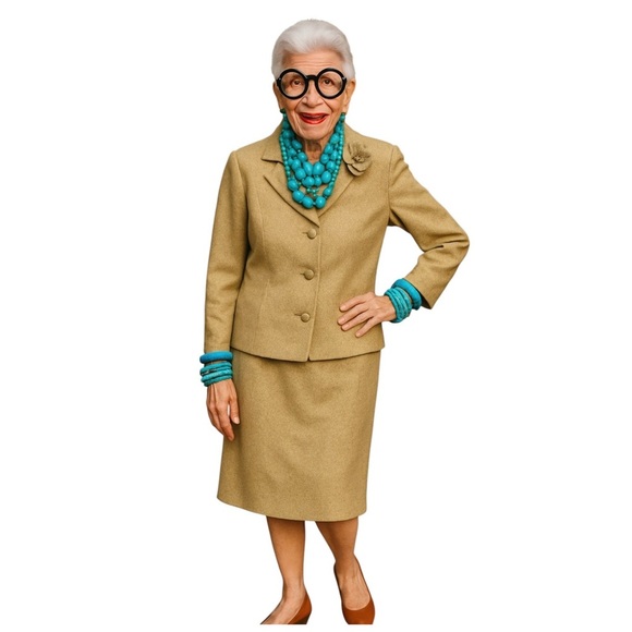 Carlisle Women’s Wool/Cashmere Suit. Yelloww Chartreuse. Size 2 - Picture 9 of 9